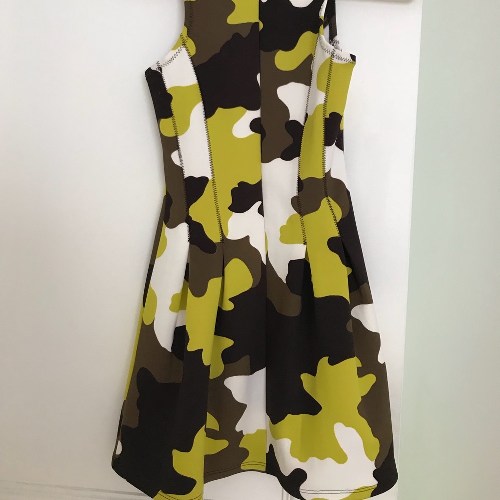 Michael kors military print mini dress